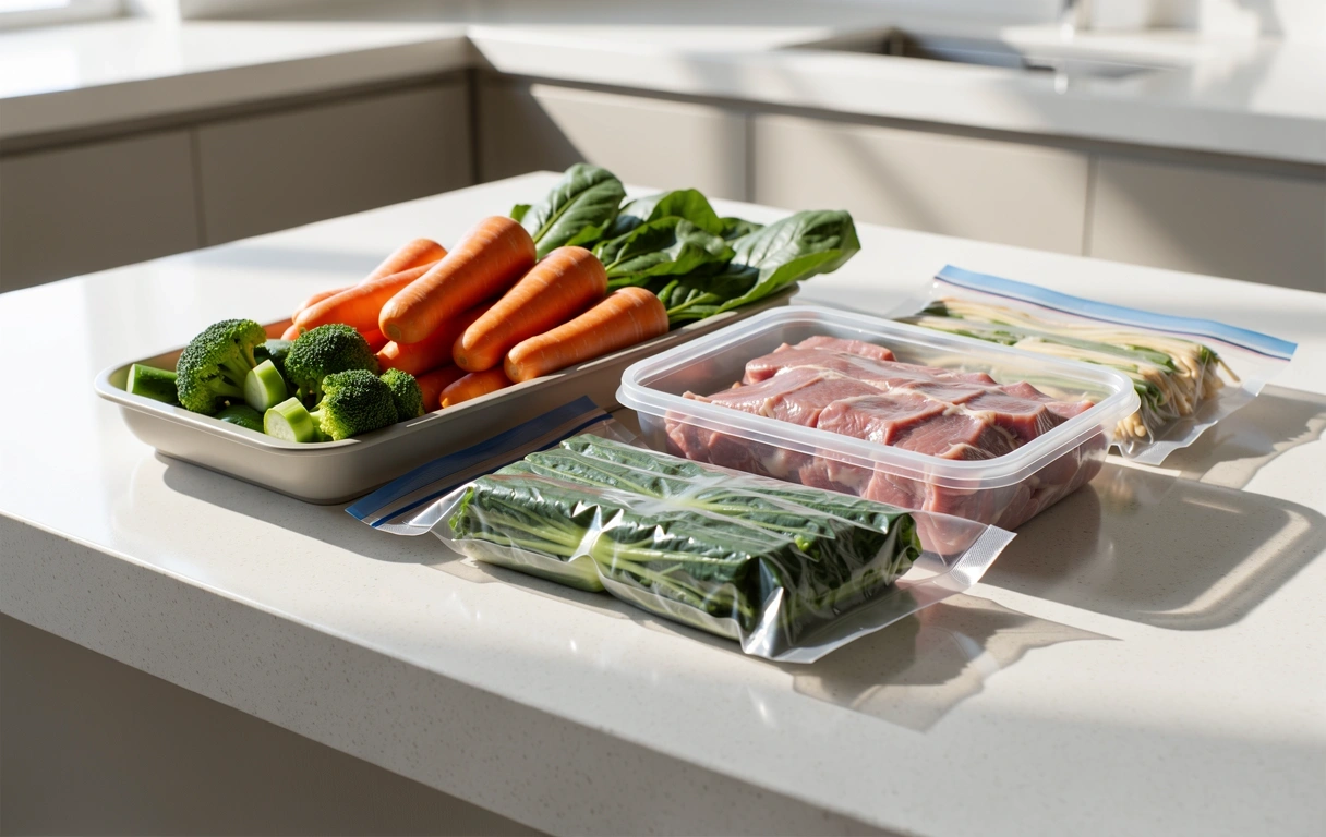 Balanced meal kit service presentation