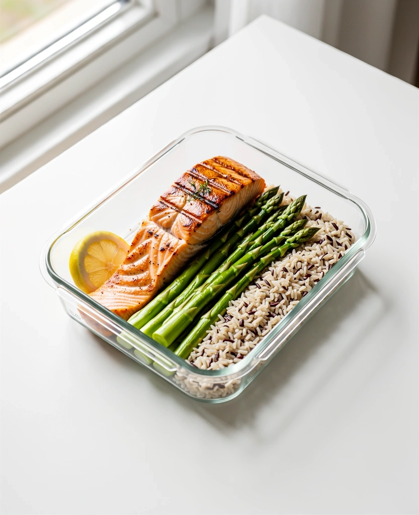 Balanced daily menu example